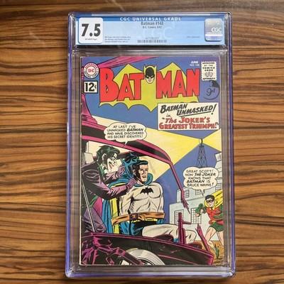 1962 Batman 148 CGC 7.5   Joker apperance