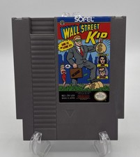 1990 Wall Street Kid Nintendo NES Video Game Cartridge Tested & Works OEM Cart