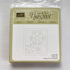 Stampin' Up! Sizzix Big Shot Bigz SNOW FLURRY Die 655161 - Retired