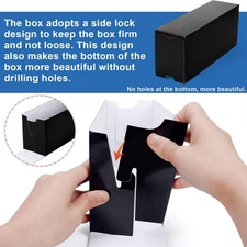 Trading Card Storage Box, 3-in-1 Cardboard Card Organizer Box with Dividers f...