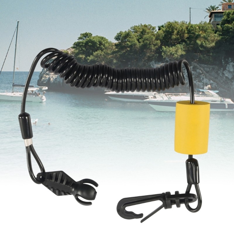 Cordino Di Sicurezza Con Chiave E Clip Per Moto D'acqua Sea-Doo Spark 900 ACE, Ricambio Aftermarket, 278002843 / 278003410
