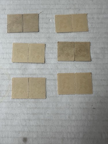 1919 American Red Cross stamps Mint No Hinge 6 Pairs Of 2 Total Of 12 Stamps - Picture 5 of 6