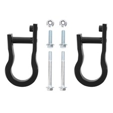 1pair Tow Hooks For Chevrolet Silverado Gmc Sierra 1500 07-19 Black 84072463