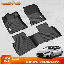 2 Row Floor Mat Liner Set for 2019-2025 Nissan Altima TPE Rubber All-weather
