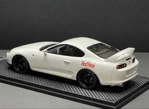 Onemodel 1/18 Toyota Supra JZA80 MK4 White Initial D Custom RedSuns JDM - Picture 5 of 9
