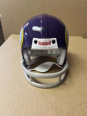 Minnesota Vikings custom riddell Throwback VSR4 2 Bar mini helmet