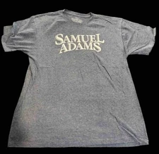 Samuel Adams For The Love Of Beer Men's Graphic T-Shirt Size XL Blue Cotton NWOT