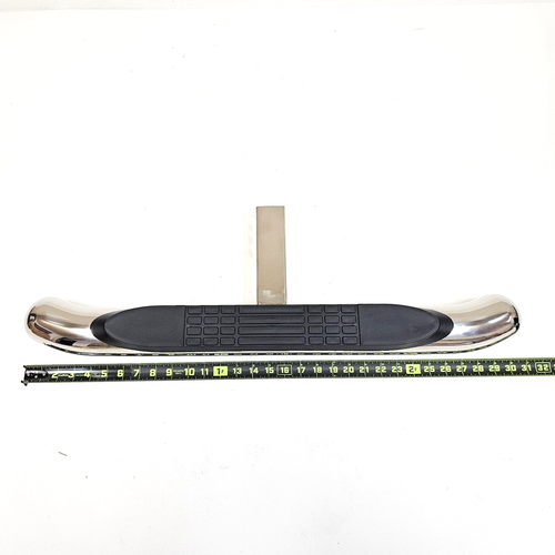 For 2" Receiver Truck Heavy Duty Steel Tow Hitch Step Bar Guard Chrome 28"x3" - 第 10/15 張圖片