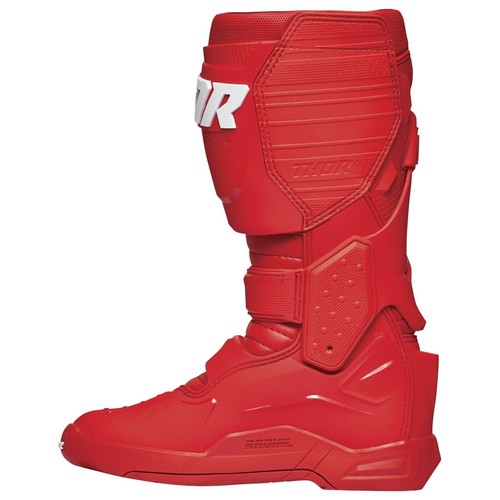 Thor Radial MX Boots - Red - Size 9 - Picture 3 of 5