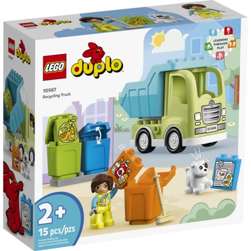 10987 LEGO® DUPLO® Town Camion Riciclaggio Costruzione Giocattolo Set (15 Pezzi) - Foto 4 di 5