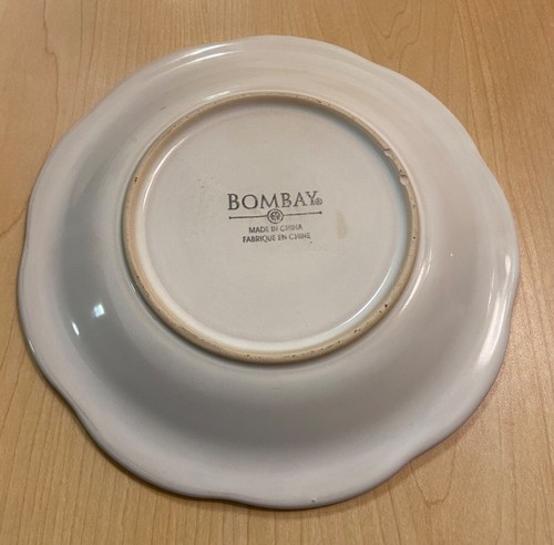 De Colección Bombay 4 Piezas Montelena Place Setting Blanco Festoneado Cena Postre, Taza Tazón - Imagen 5 de 17