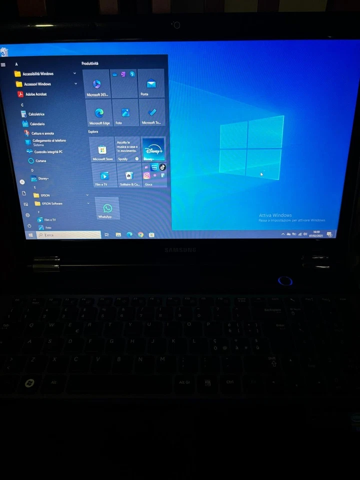 Notebook Samsung RC530 Intel i7 6+500 gb SSD NVIDIA GeForce  - Immagine 3 di 4