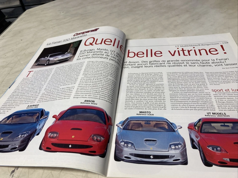 Modellismo Auto N° 19 Viste Tenariv F550 Manranello, Solido 4CV, Corgi Etc - Immagine 4 di 4