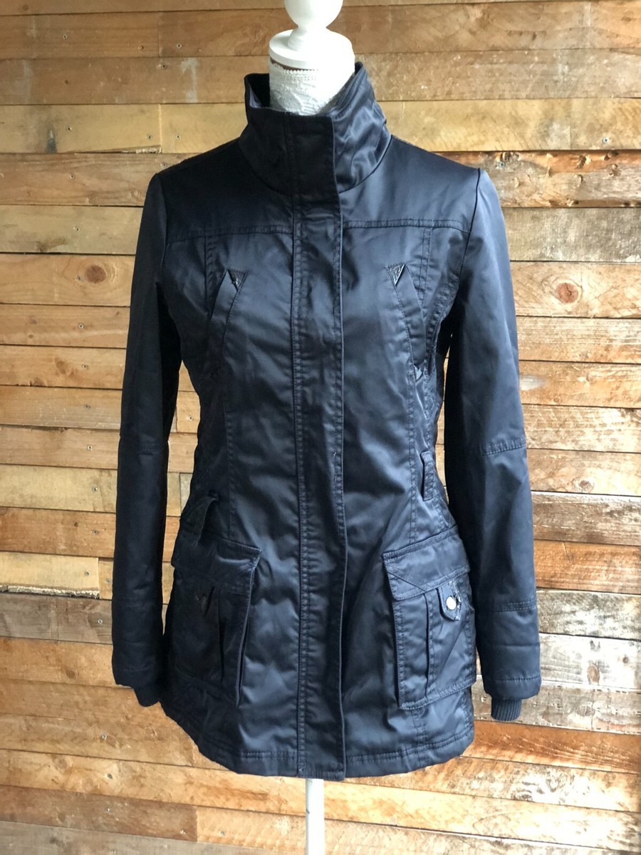 Fórmula Joven Women's UK M Black Jacket lined, pockets pre-owned