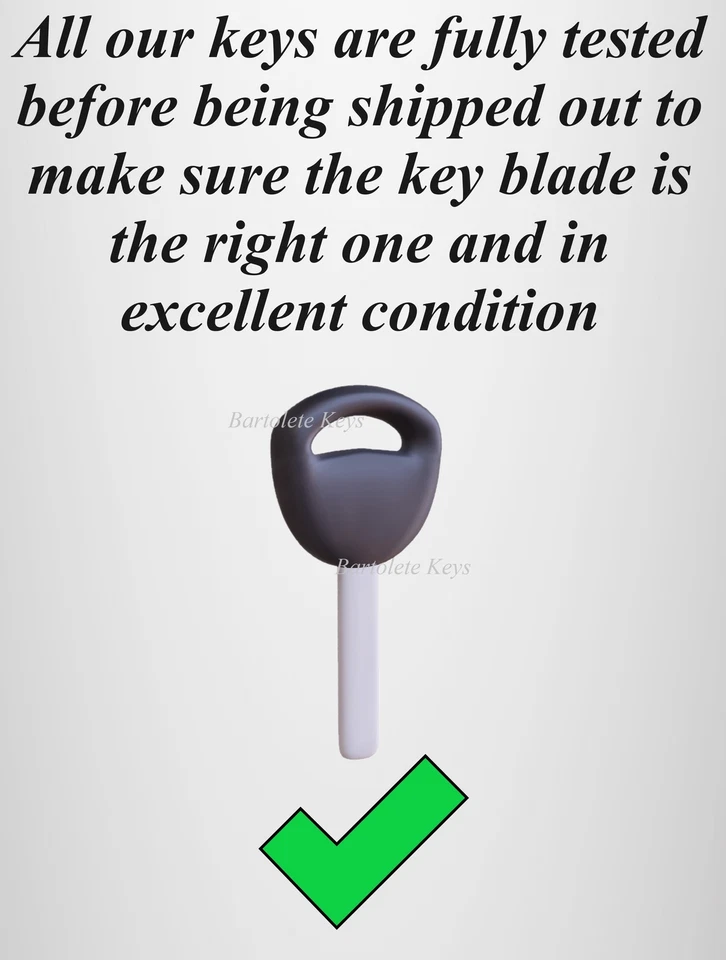 Key Blank Fits 2001 2002 2003 2004 2005 2006 2007 2008 Yamaha Vino Zuma Scooter - Image 4 of 4