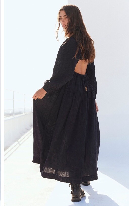 So Sprung Set Dress by free-est at Free People in Black, Size: S