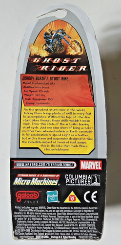 Stunt bike Ghost Rider serie Titanium pressofusa Johnny Blaze's - Foto 2 di 3