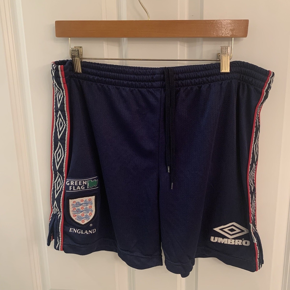 UMBRO Rugby Shorts 70s80s England製 ビンテージ Umbro Mens Official Licensed Product - Adult England Rugby