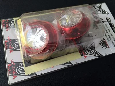 X 2 MINI FEUX LEDS ROUGE POUR SCOOTERS MOTOS HONDA YAMAHA KAWASAKI DUCATI - Photo 1/2