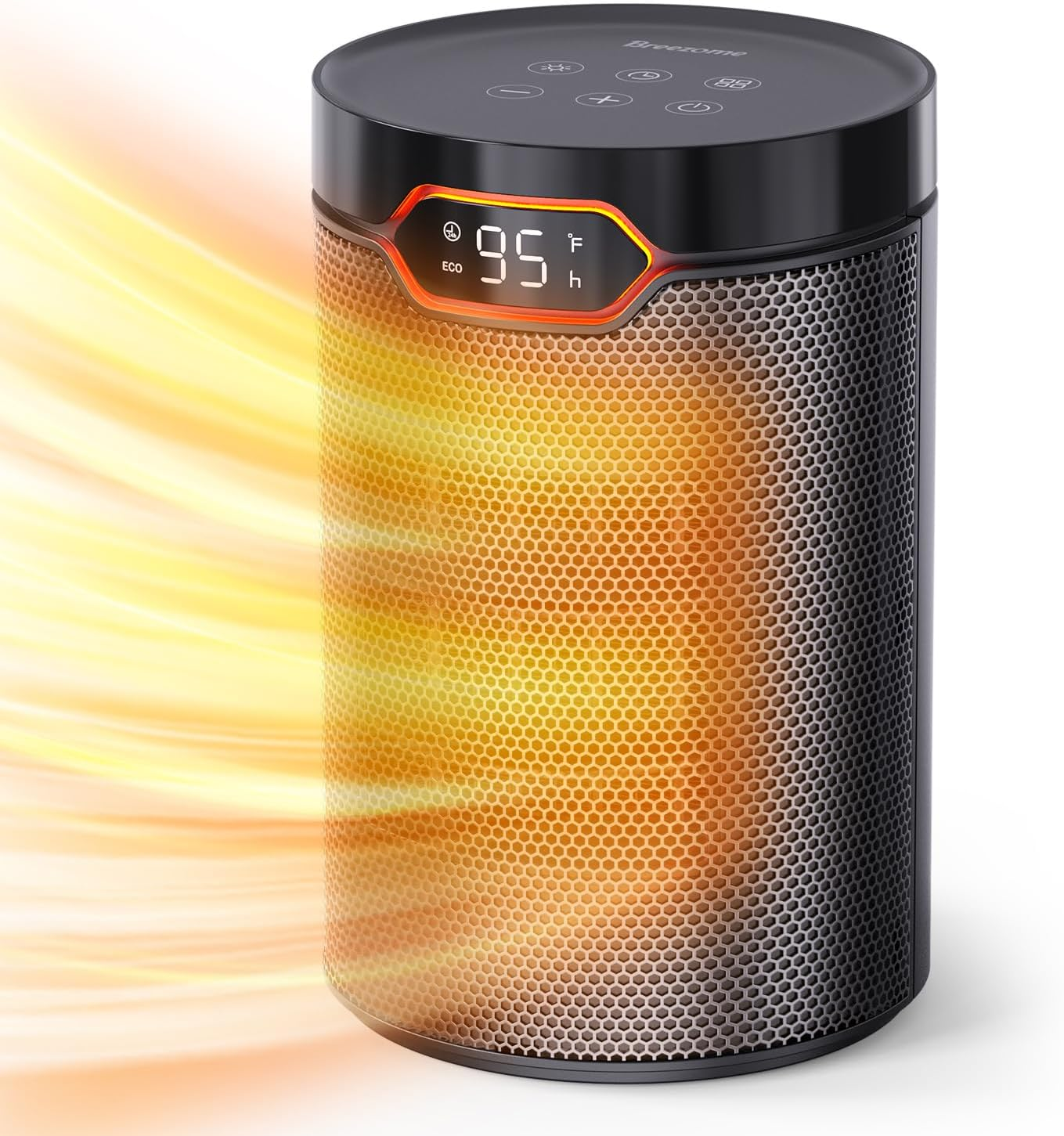 Space Heater, Portable Electric Heaters for Indoor Use with Thermostat & 24H Tim-image