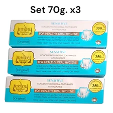 Sensitive Toothpaste original wellness healthy oral hygiene concentrated 70g x3