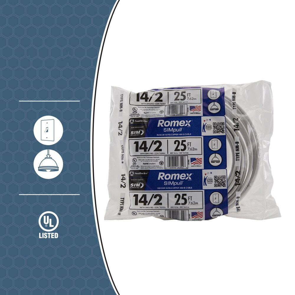 Romex SIMpull Residential NMB Cu Indoor Electrical Wire Fast delivery