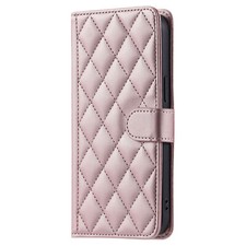 For Samsung S23 S22 S21 S20 S10 Note 20 Magnetic Leather Grid Wallet Phone Case