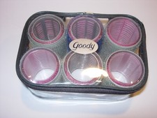 12 womens fast easy VOLUME Self Grip Hair Rollers pack curlers 1 1/2" 2"