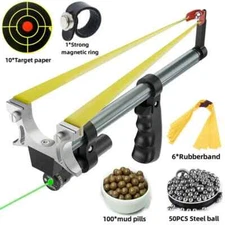 Laser Aiming Telescopic Slingsshot High Elasticity Long-range Shooting Slingshot