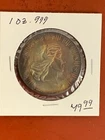 One Troy Ounce .999 Fine Silver Round with Great Toning