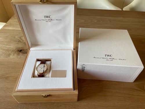 Orologio IWC F. A.Jones Portugieser Wrist Watch - Limited Ed Pink Gold - - Foto 2 di 16