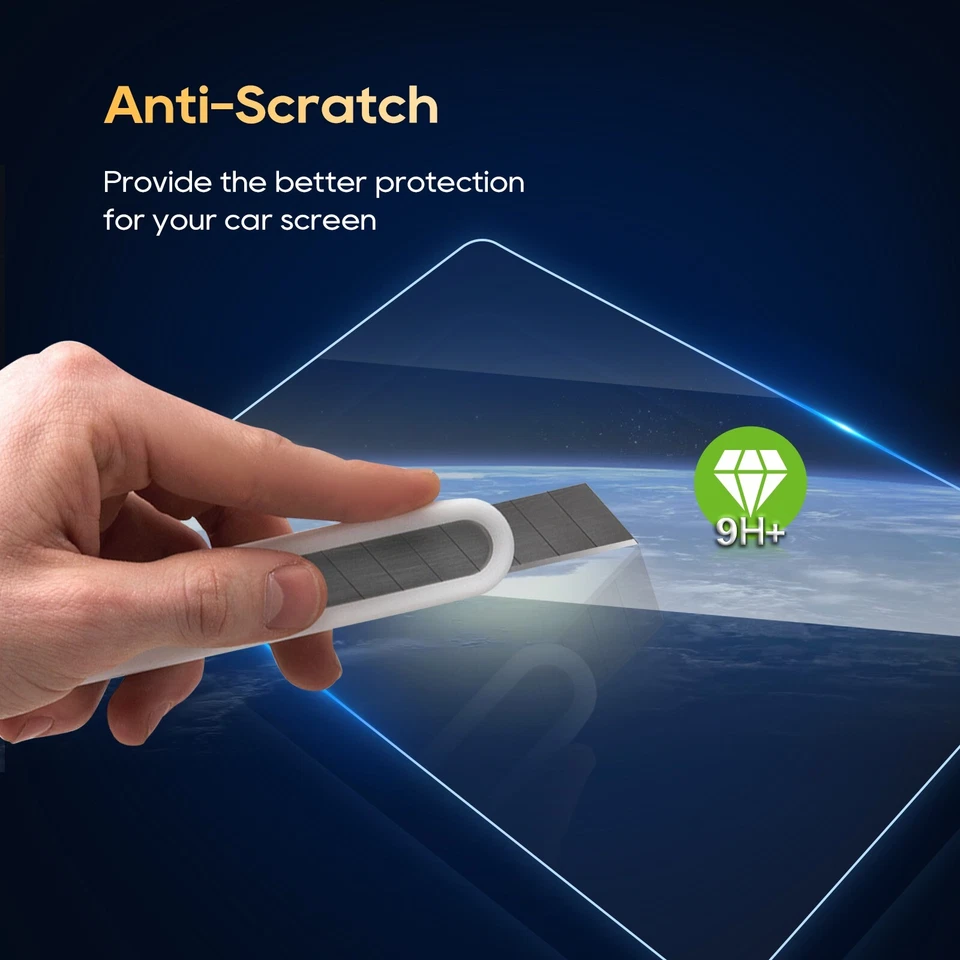 Protector Pantalla Coche RUIYA Cristal Templado 10.25" Para Mercedes-Benz CLA 2020-2025 Foto 3 de 4