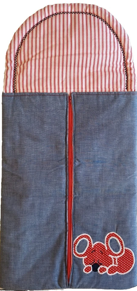 Acogedor saco de dormir abuela vintage para bebé recién nacido sesión de fotos estilista años 80 Foto 3 de 4