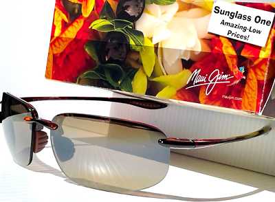 NEW Maui Jim HOOKIPA XL Tortoise POLARIZED Bronze Lens Sunglass