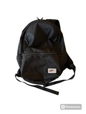 Nike Heritage Two Pocket Polyester Backpack Black Great Condition 
