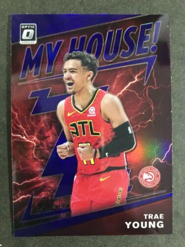 2019-20 Donruss Optic My House Purple #18 Trae Young - Picture 1 of 2