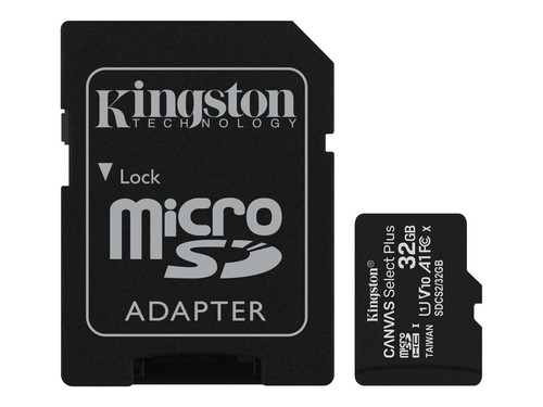 SDCS2/32GB Kingston Canvas Select Plus Flash-Speicherkarte (microSDHC/SD-Ada ~D~