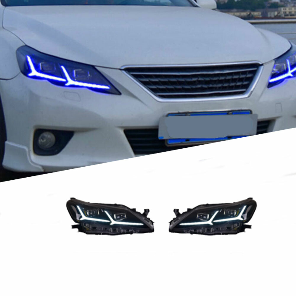 トヨタ マークXGsパンパー LED BEAM 8121A-WY010 For Toyota Mark X 10-13 Headlight LED DRL Sequential Signal LED