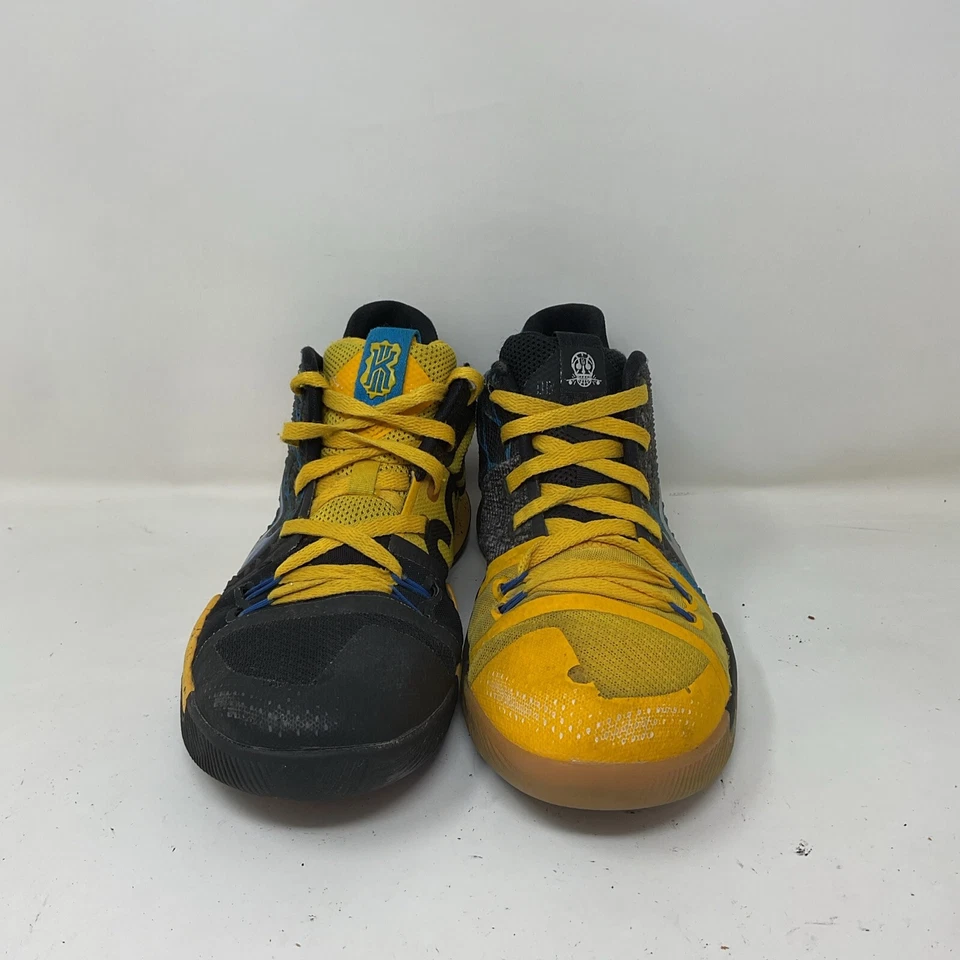 Nike Kyrie 3 WHAT THE Azul Amarillo (GS) Niños Talla 6.5Y Foto 3 de 4