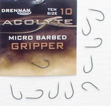 Drennan Specimen Haken Acolyte Gripper, Gr. 10,12,14,16,18, Match+Feeder-Fischen