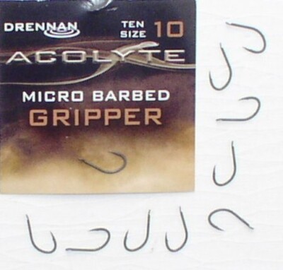 Drennan Specimen Haken Acolyte Gripper, Gr. 10,12,14,16,18, Match+Feeder-Fischen