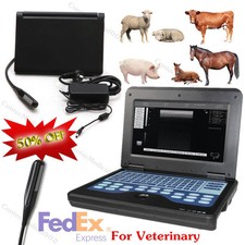 Veterinary Ultrasound Scanner Laptop Machine 7.5Mhz Rectal probe For Horse Cow