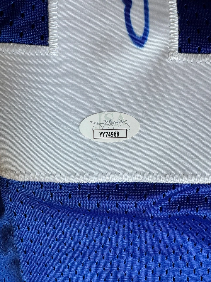 Camiseta deportiva firmada por Johnny Unitas autografiada Wilson Proline JSA LOA Colts Foto 4 de 4