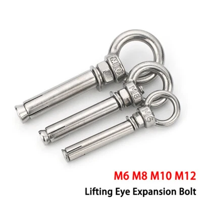 M6 M8 M10 M12 304 Stainless Lifting Eye Expansion Bolt Concrete Sleeve Anchors