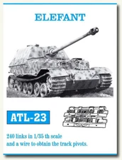 Friulmodel Metal Tracks for 1/35 German Elefant (240 links)