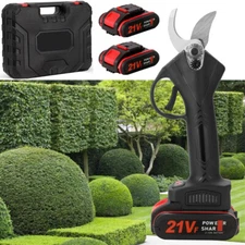 Electric Shears Cordless Tree Branch Cutter Scissors With 2 Rechargeable Battery