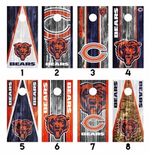 Chicago Bears Cornhole Wrap Skin Decal Board Vinyl Sticker MANY DESIGNS SK01