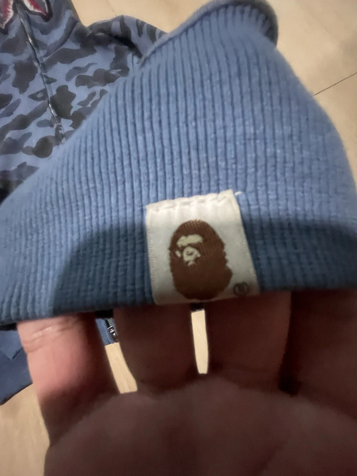 A BATHING APE (BAPE) scimmia da bagno full zip taglia XXL