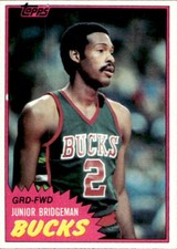 1981-82 Topps #MW97 Junior Bridgeman