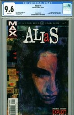 Alias #1 CGC 9.6 - first Jessica Jones - 1st MAX title - Luke Cage appearance